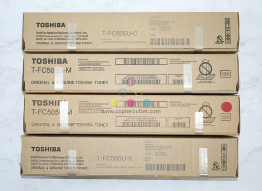 4 OEM Toshiba EStudio 2505AC/5005AC CMMK Toner T-FC505U-C,FC505U-M,FC505U-K