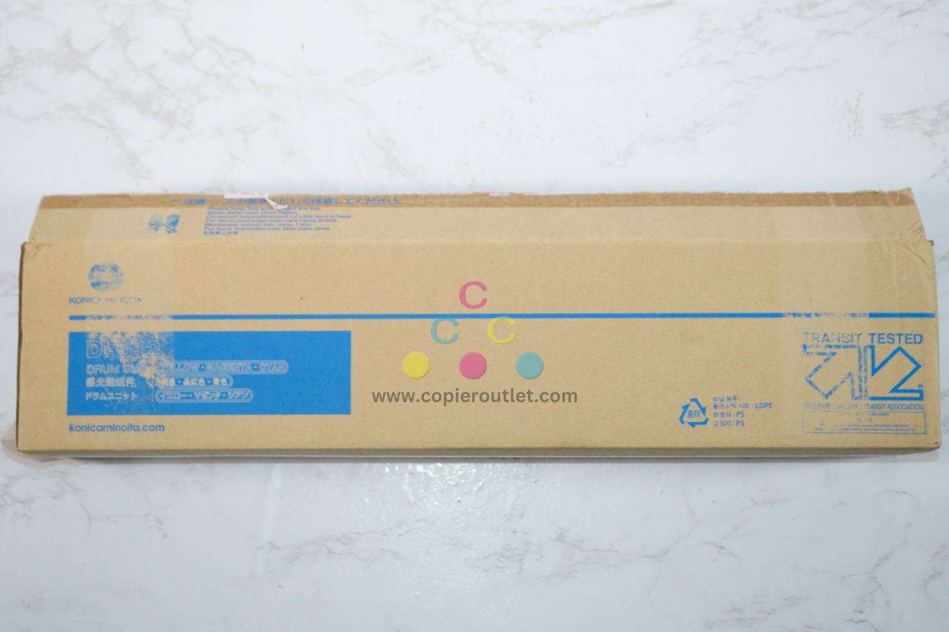 Open OEM Konica Bizhub C224e,C284,C364e,C454 Color Drum Unit DR512C (A2XN-0TD)