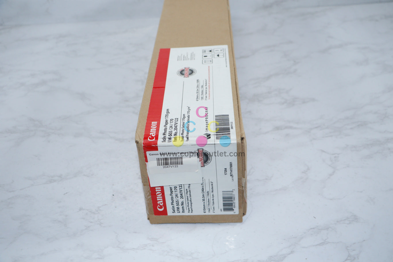 New Canon Satin Paper 2047v122 (170 gsm, 24"x100' Roll) Same Day Ship