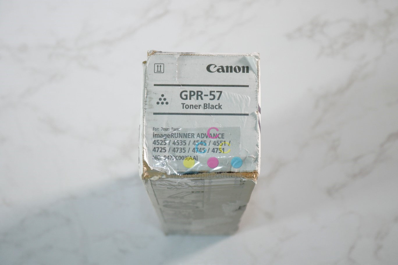 Open Box OEM Canon 4525i, 4535i, 4545i, Black Toner Cartridge GPR-57K, 0473C003[AA]