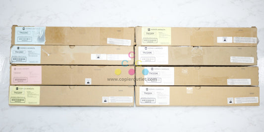 8 New OEM Konica Bizhub C250i,C300i,C360i CCLMYYKKK Toners TN328 Same Day Ship!!