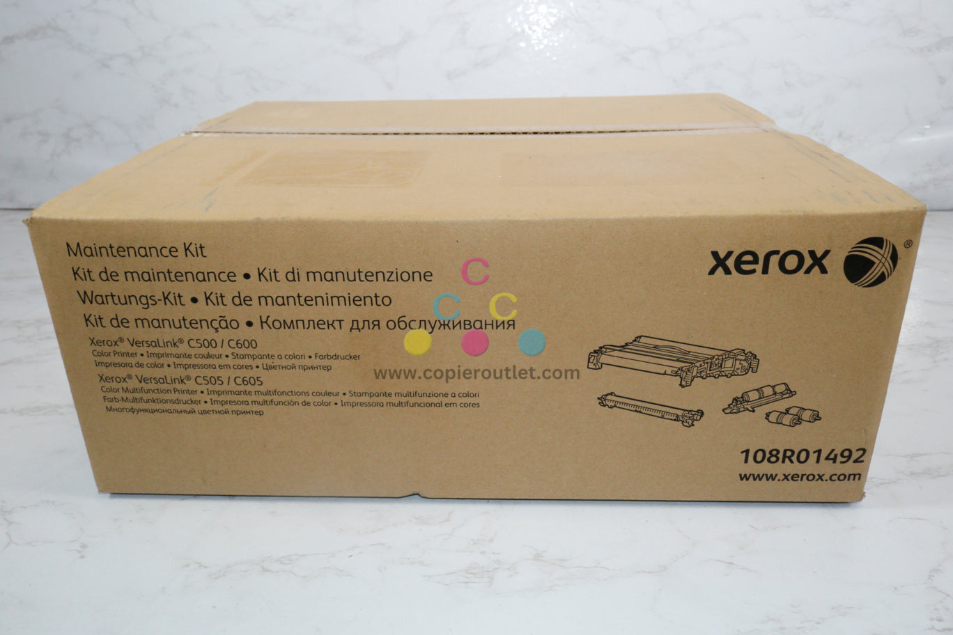 Partially Sealed Genuine Xerox VersaLink C500DN, C505S Maintenance Kit 108R01492