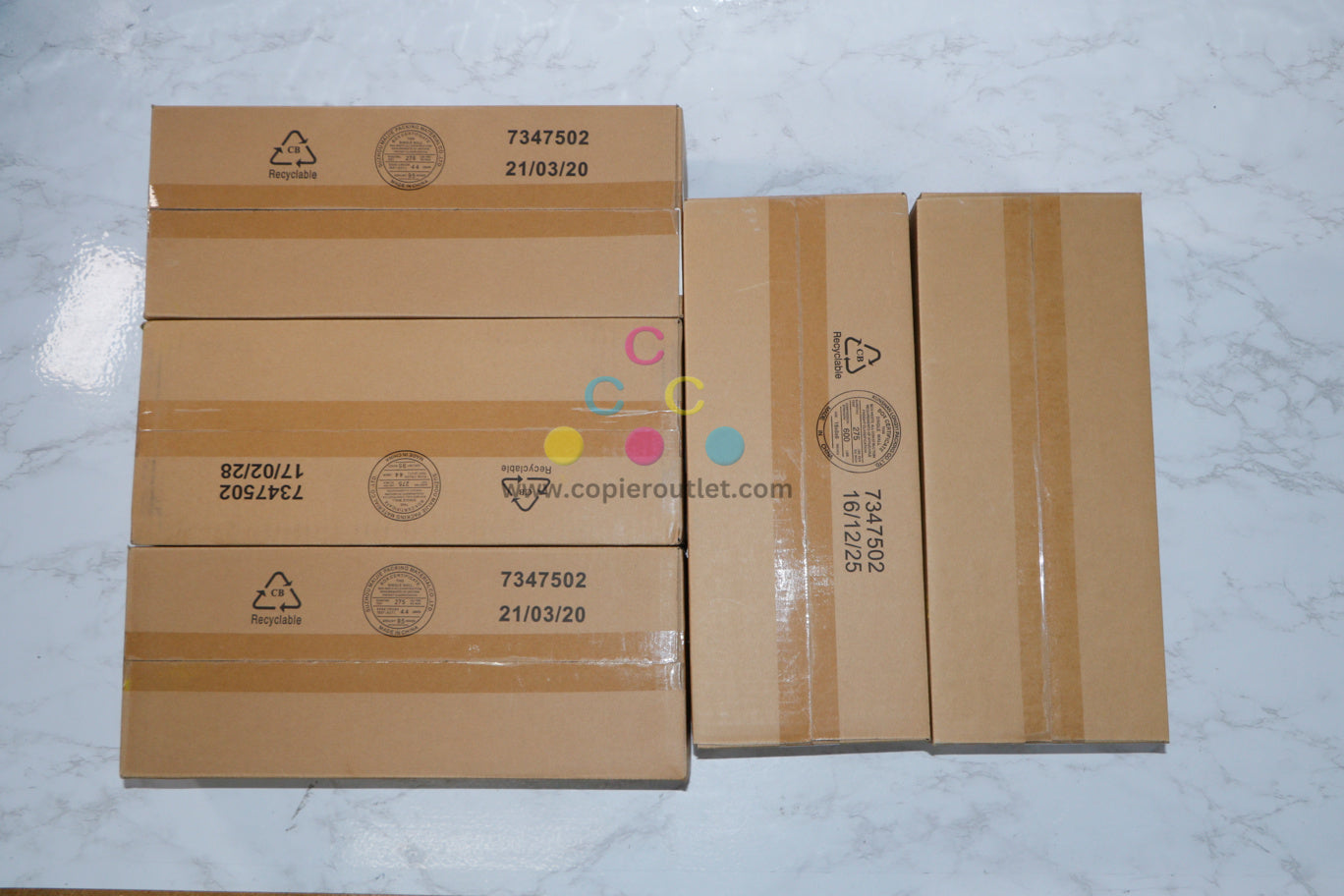 5 OEM Lexmark C540,C543,C544,C546,CS310,CS317 Waste Toner Bottle C540X75G