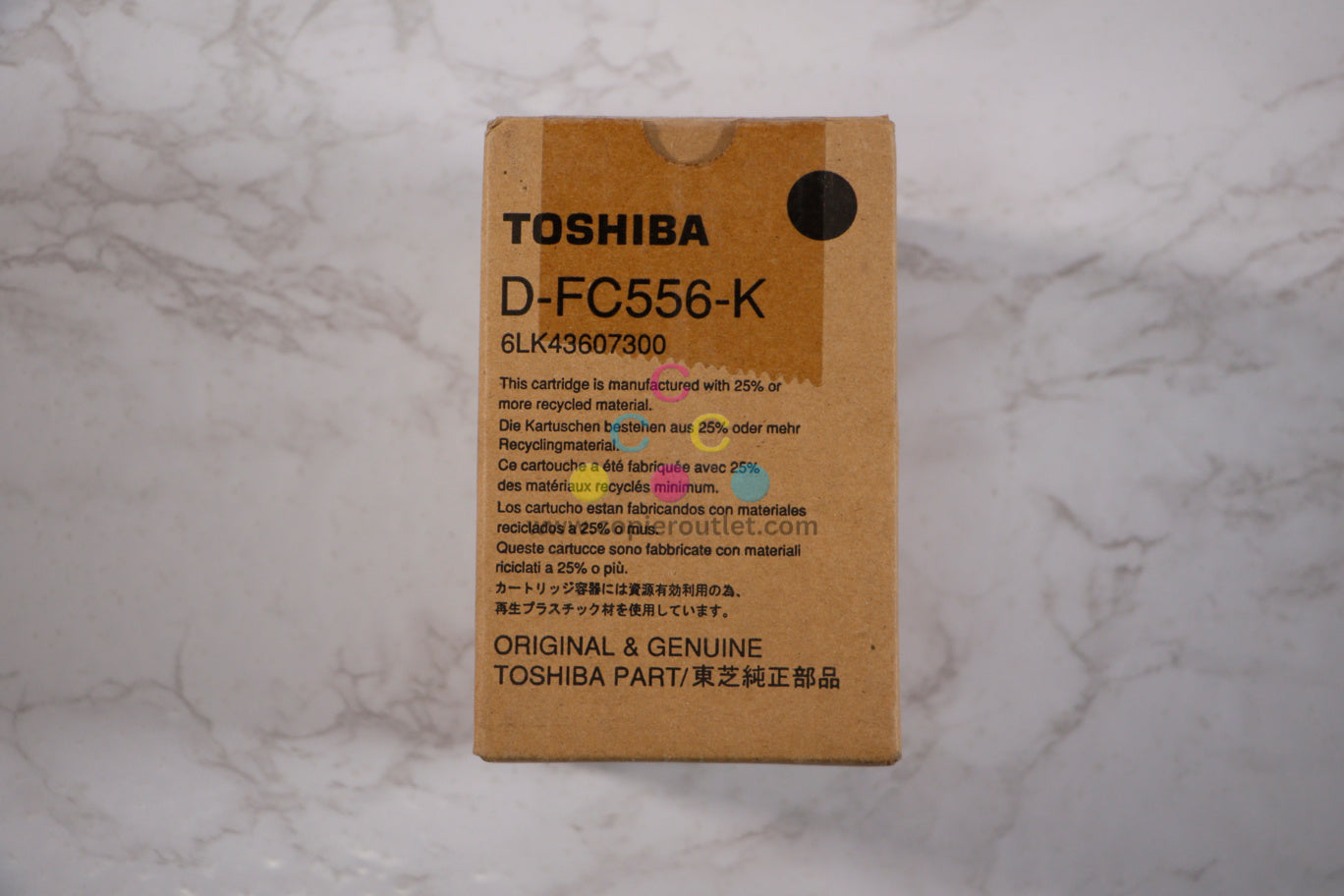 Genuine Toshiba eStudio 5506AC, 6506AC Black Developer D-FC556-K / 6LK43607300