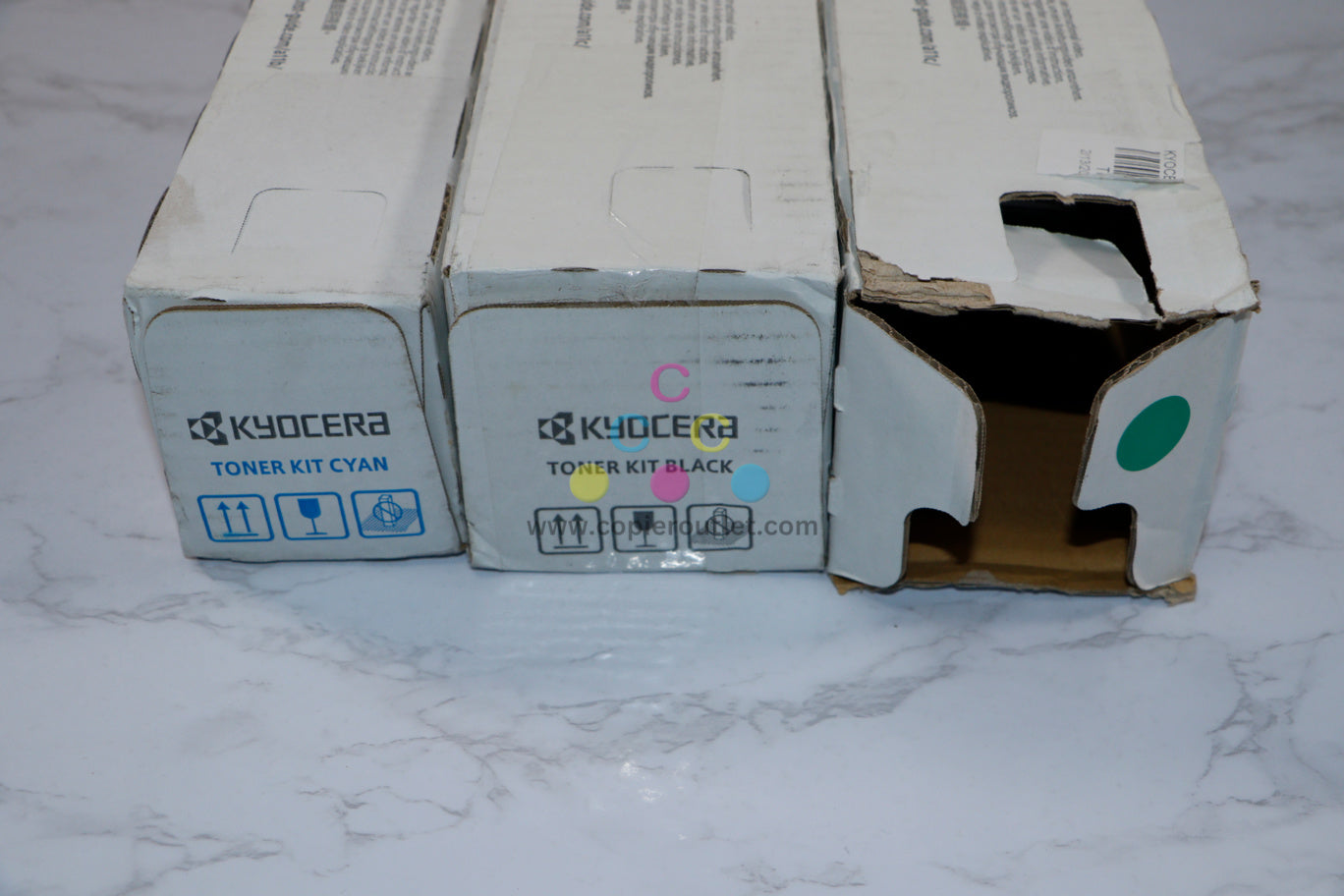 Open Box OEM Kyocera TASKalfa5052ci 5053ci 6052ci 6053ci Toners TK-8517CKK Set