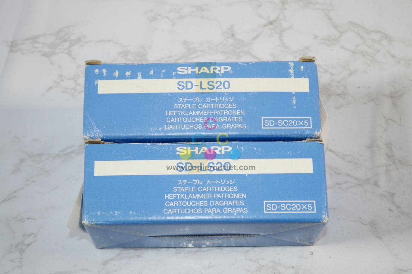 2 OEM Sharp AR-5125,AR-5132,SD-2060,SD-2075 Staple Cartridges SD-LS20 (5 Pack/box)