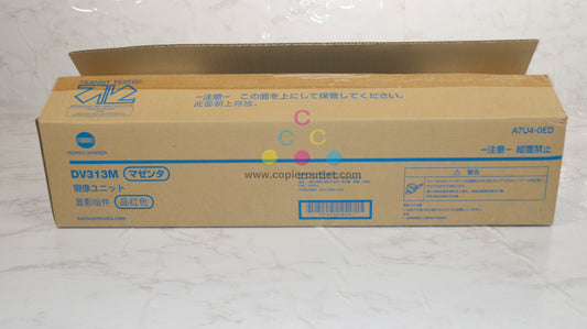 Open OEM Konica BH308,368,C308,C368 Magenta Developer Unit DV313M, A7U4-0ED