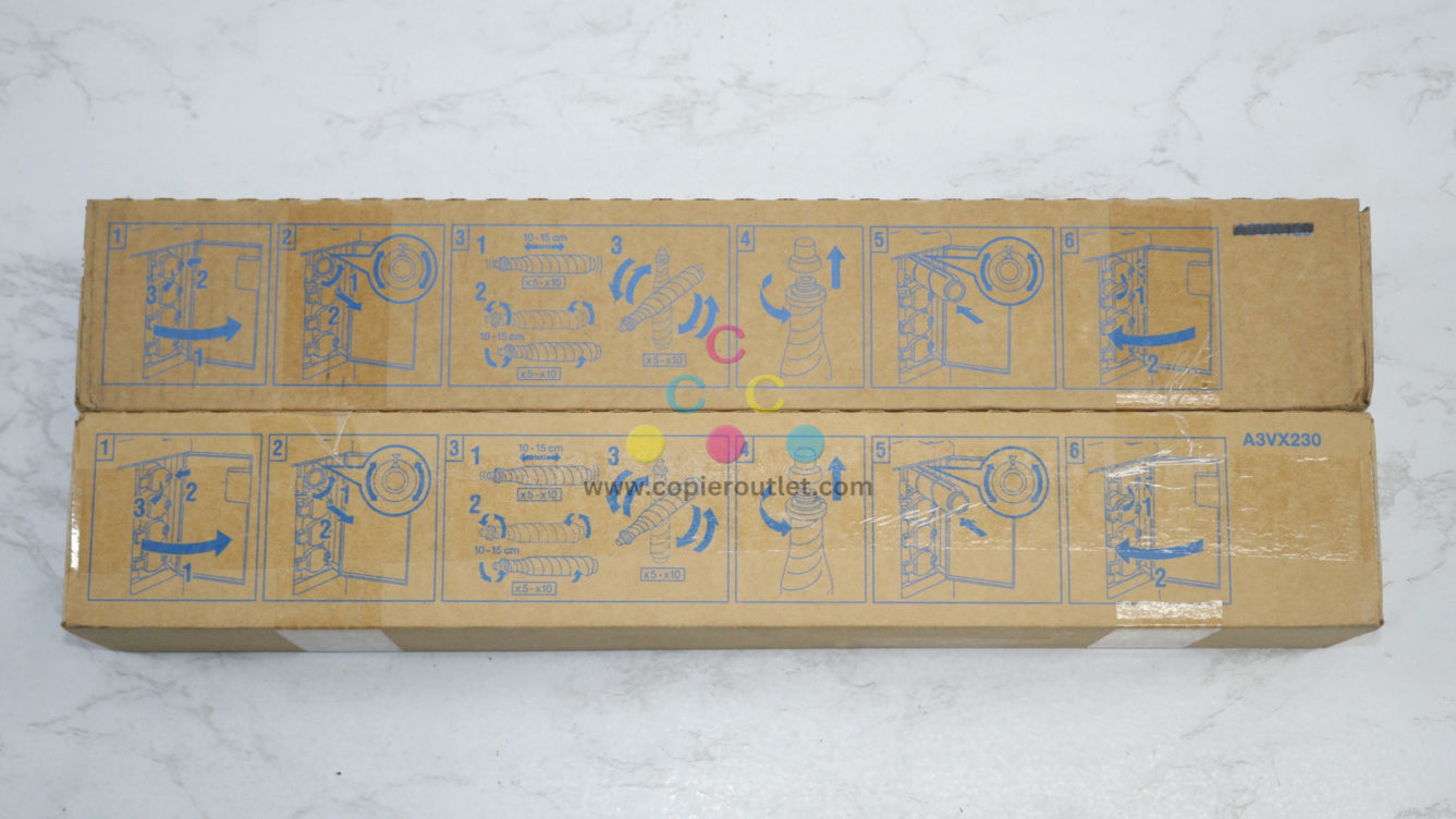 2 OEM Konica AccurioPress C2060,C2070,C3080,C4070 TN619EC, TN619Y Toners