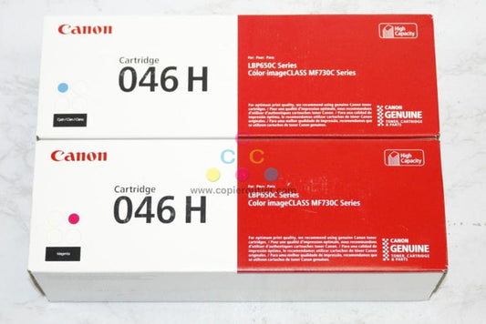 2 OEM Canon LBP650C,MF730C,MF735Cdw 046H CM Toners 1253C001AA,1252C001AA
