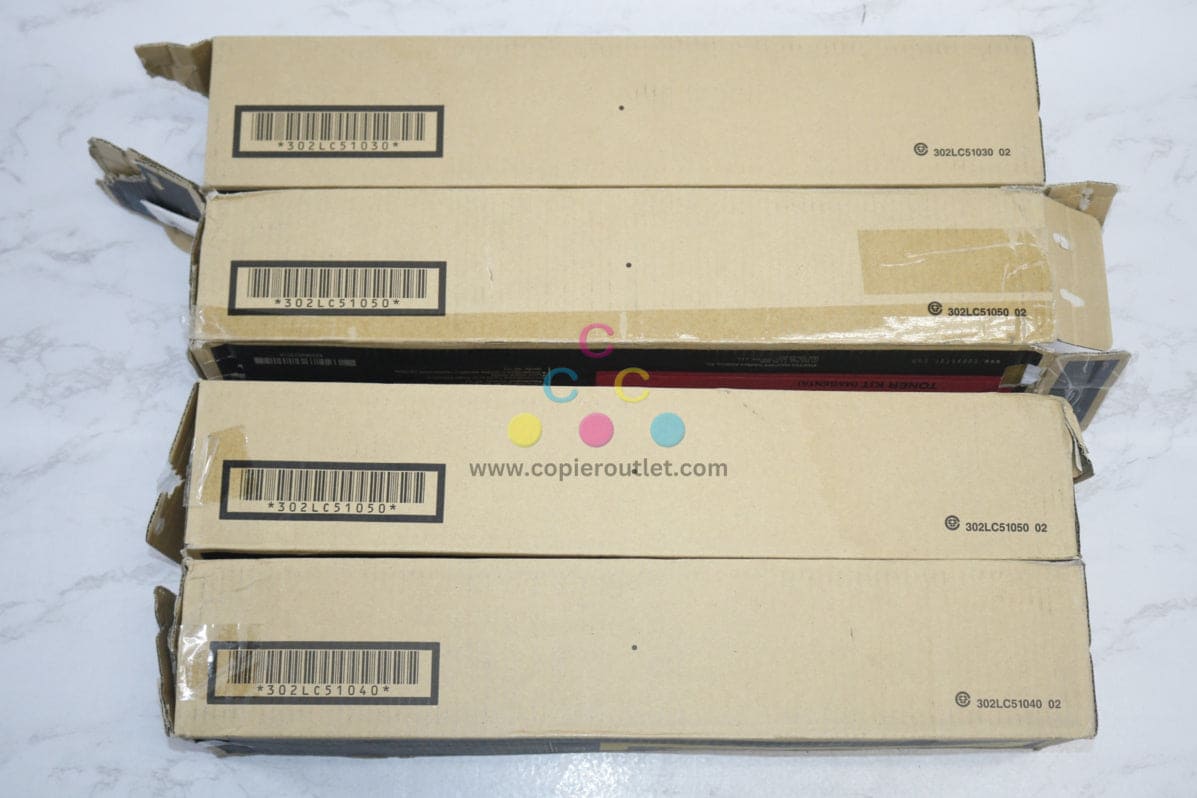 4 Open OEM Kyocera 3050ci,3051ci,3550ci,3551ci TK-8307CMY & TK-8309M Toners