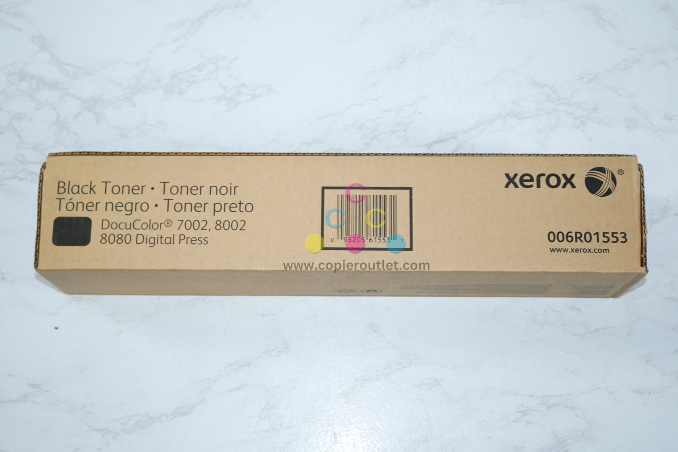 New OEM Xerox DocuColor 7002, 8002, 8080  Black Toner Cartridge 006R01553