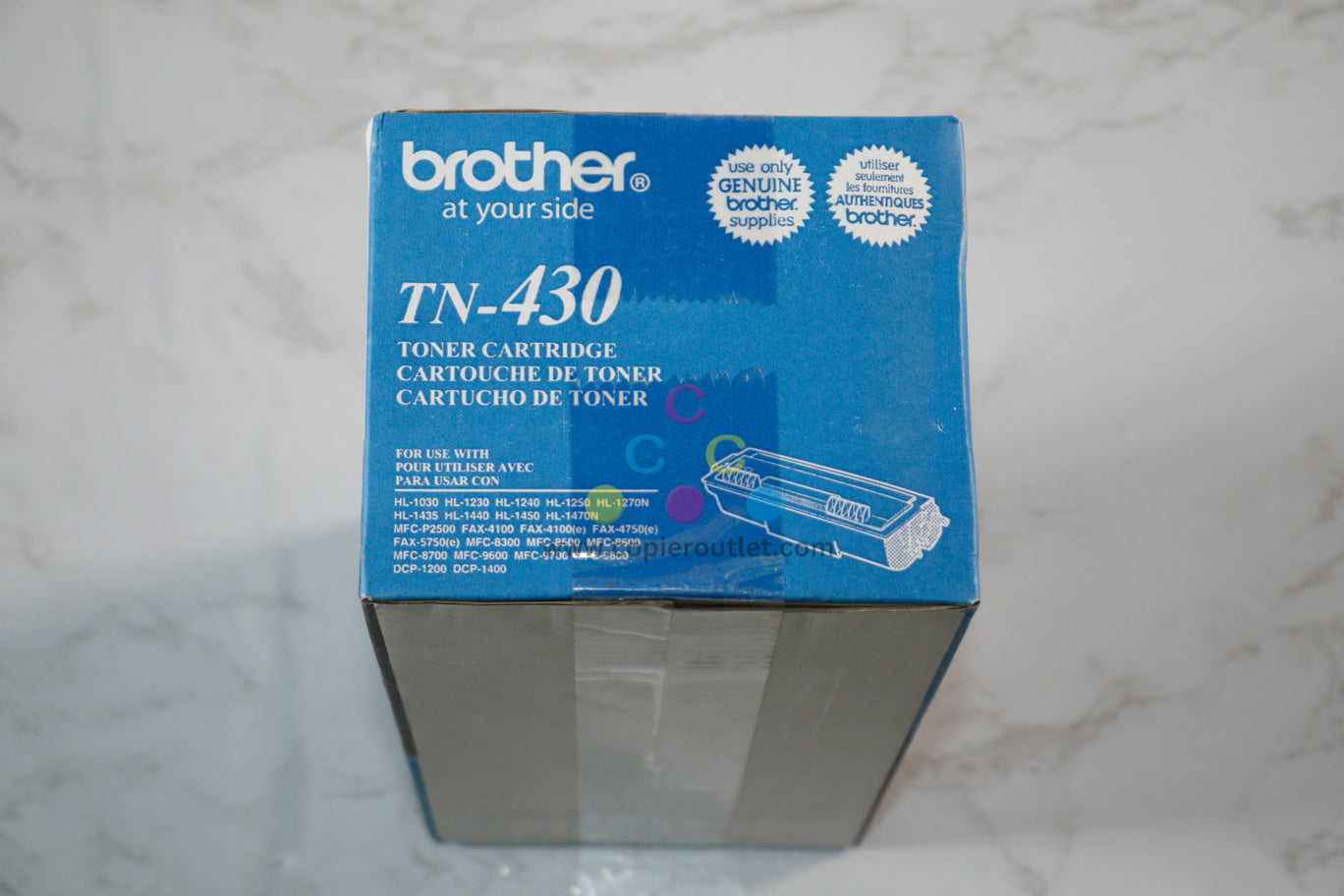 New OEM Brother DCP-1200, Fax-4100e, HL-1230, MFC-8300 Black Toner TN-430 / TN430