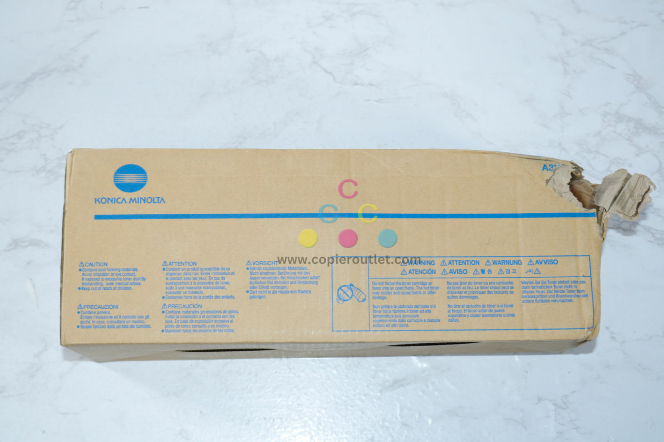 Cosmetic OEM Konica Minolta bizhub Pro 951 Black Toner Cartridge TN015, A3VV131