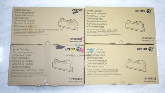 4 OEM Xerox VersaLink C7020,C7025,C7030,C7120 Waste Toner Containers 115R00128