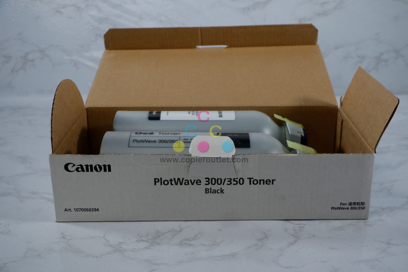 Open Genuine Canon OCE 1070066394 Black Toner Cart Plotwave 300/350