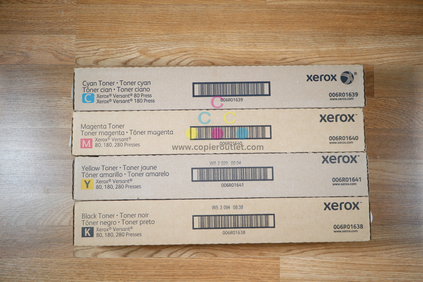OEM Xerox Versant 80 180 280 Press CMYK Set 006R01638 1639 1640 1641 Same Day Shipping