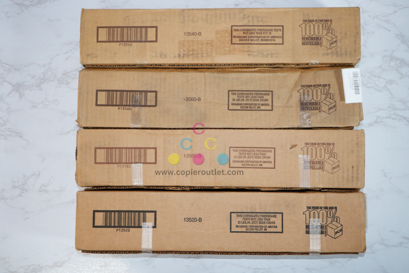 Cosmetic OEM Toshiba eStudio 2505AC,3005AC,5005AC CMYK Toner Set T-FC505U-C,M,Y,K