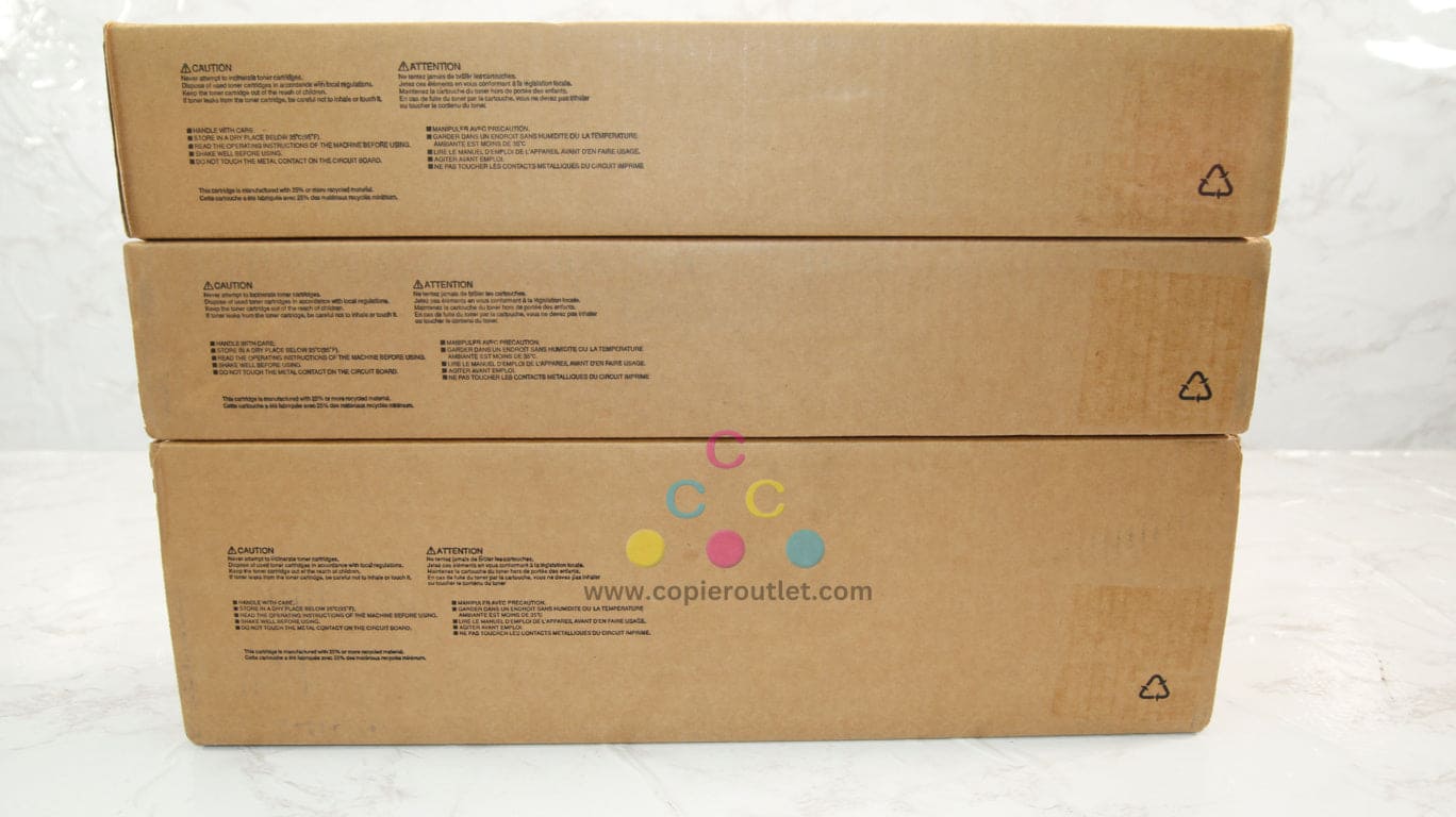 3 New OEM Toshiba eSTUDIO 5506, 5606, 6506, 7506 MYK Toner Cartridges T-FC556U