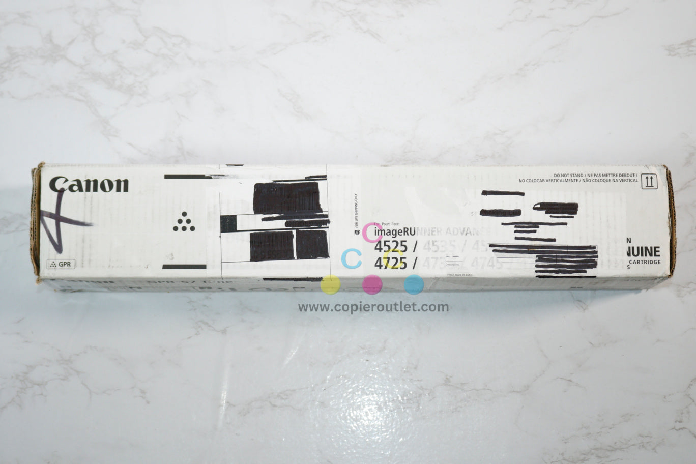 Open Box OEM Canon 4525i, 4535i, 4545i, Black Toner Cartridge GPR-57K, 0473C003[AA]