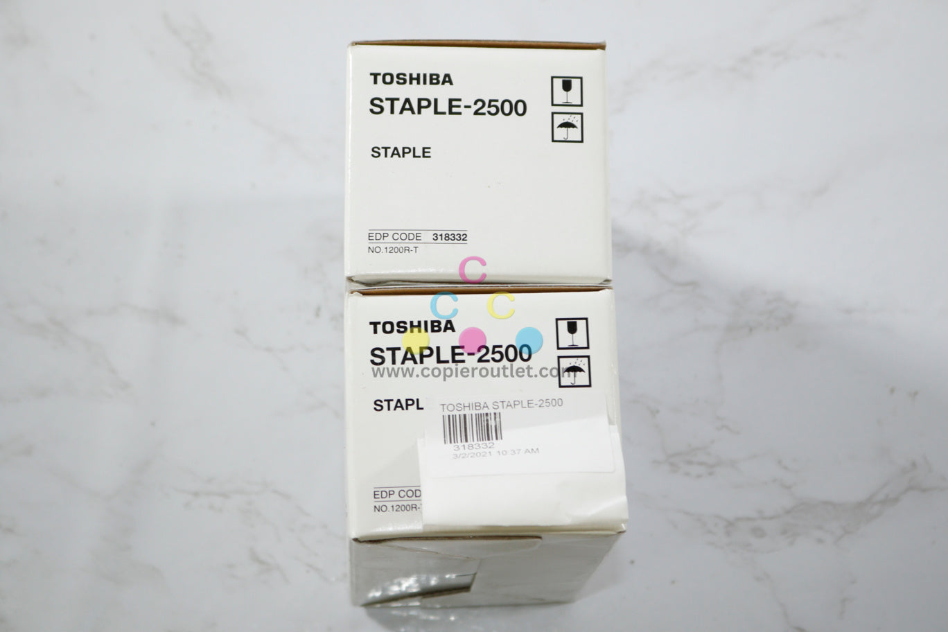 2 New OEM Toshiba SR5000,SR5020,SR4110 Staple-2500 Cartridge 318332