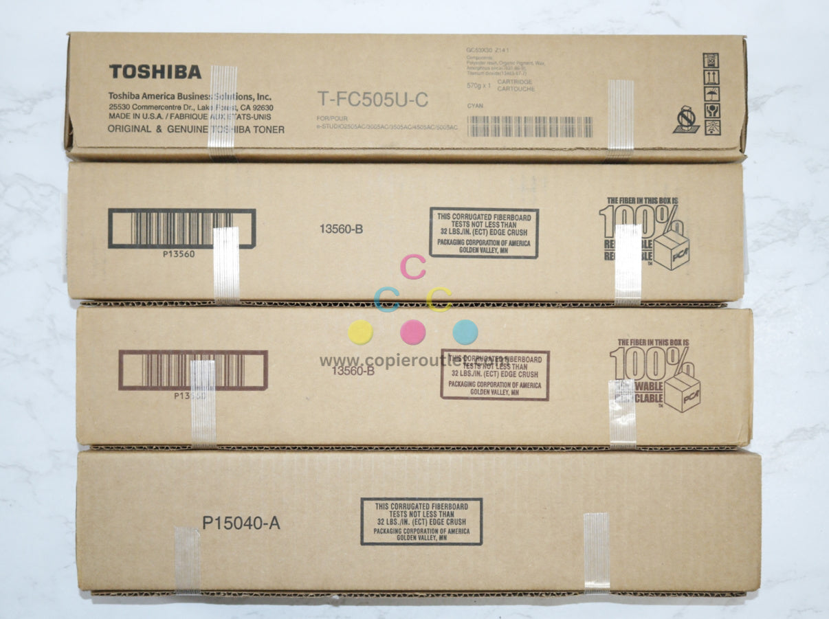 4 OEM Toshiba EStudio 2505AC/5005AC CMMK Toner T-FC505U-C,FC505U-M,FC505U-K
