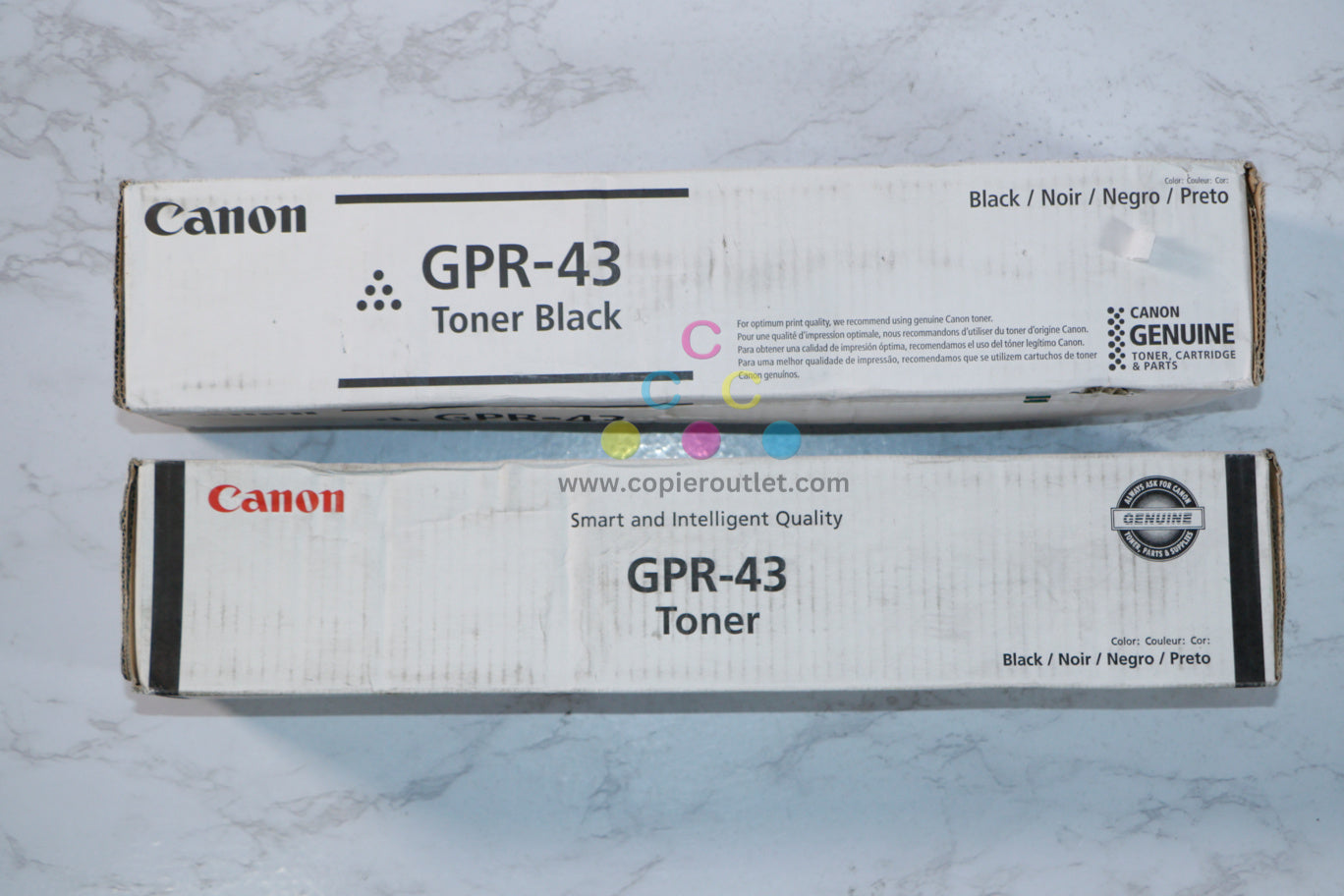 2 Cosmetic OEM Canon iR ADVANCE 4025,4035,4025,4035 Black Toner Cartridge GPR-43