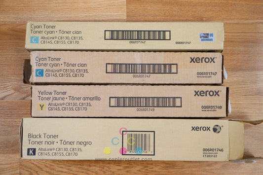 Open Genuine Xerox CCYK Toner Cartridges AltaLink C8130 C8135 C8170 C8145 C8155