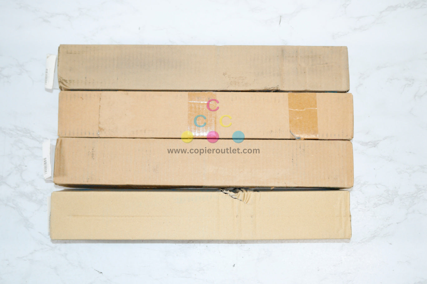 4 Cosmetic OEM Konica Minolta C224,C364,C284 TN321 CMYK Toners Same Day Ship