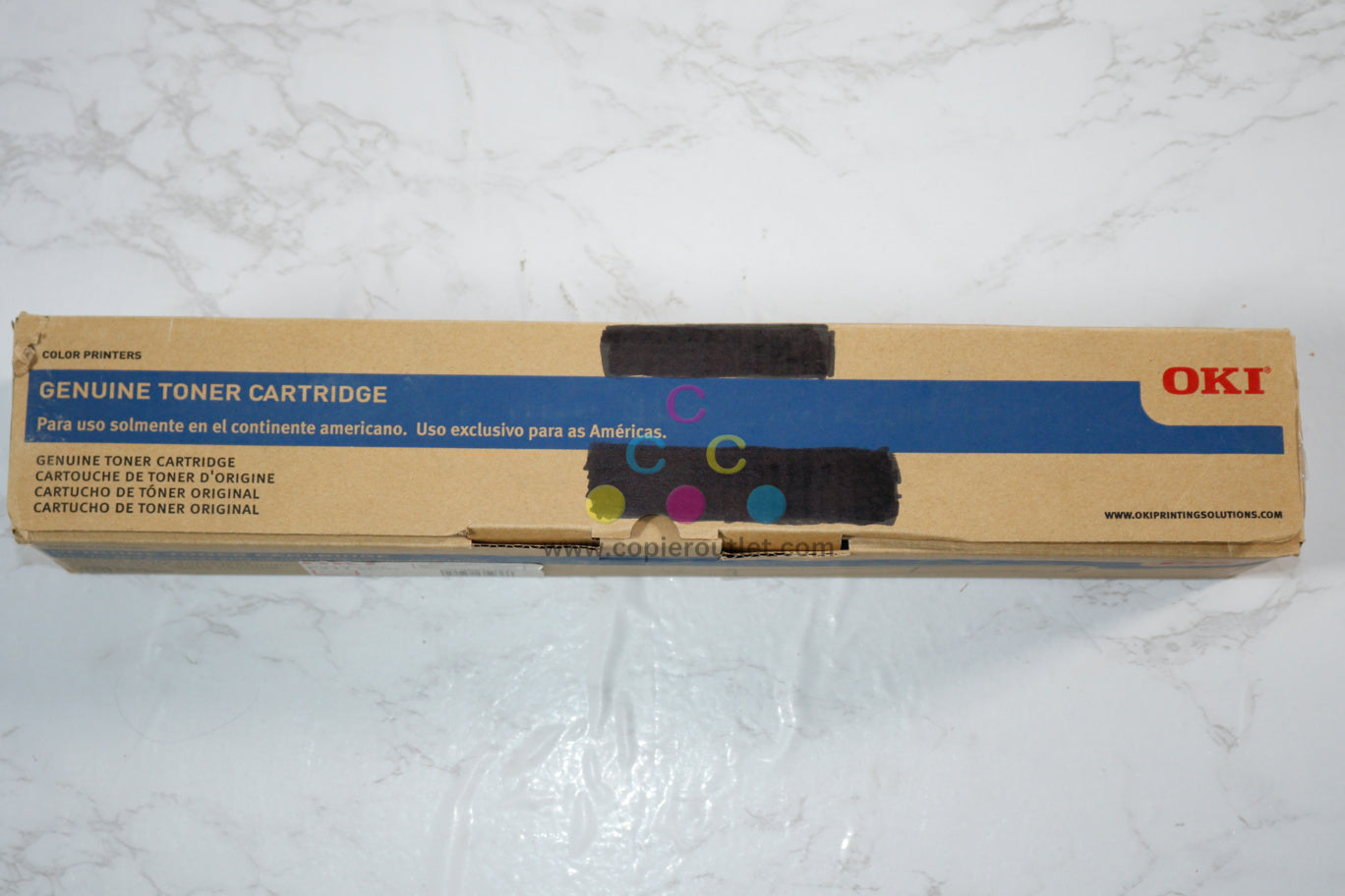 Slightly Used OEM OKI C911dn, Magenta Toner Cartridge 45536422 (Actual Weight: 2.1LB)