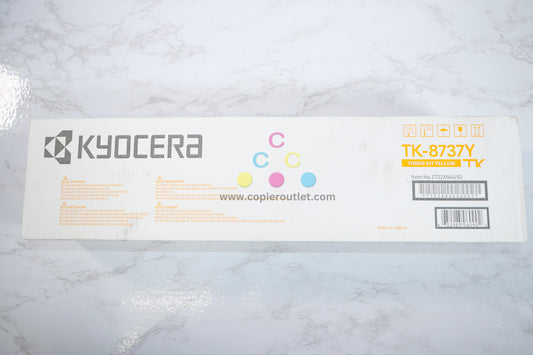 New OEM Kyocera TASKalfa 7052ci,7353ci,8052ci,8353ci Yellow Toner TK-8737Y