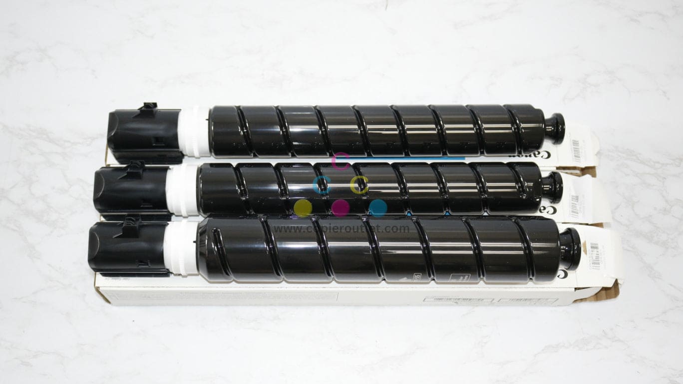 3 Open OEM Canon iR C5535/C5550 Toner GPR-55L C,C, GPR-55k 0485C003AB,0481C003BA