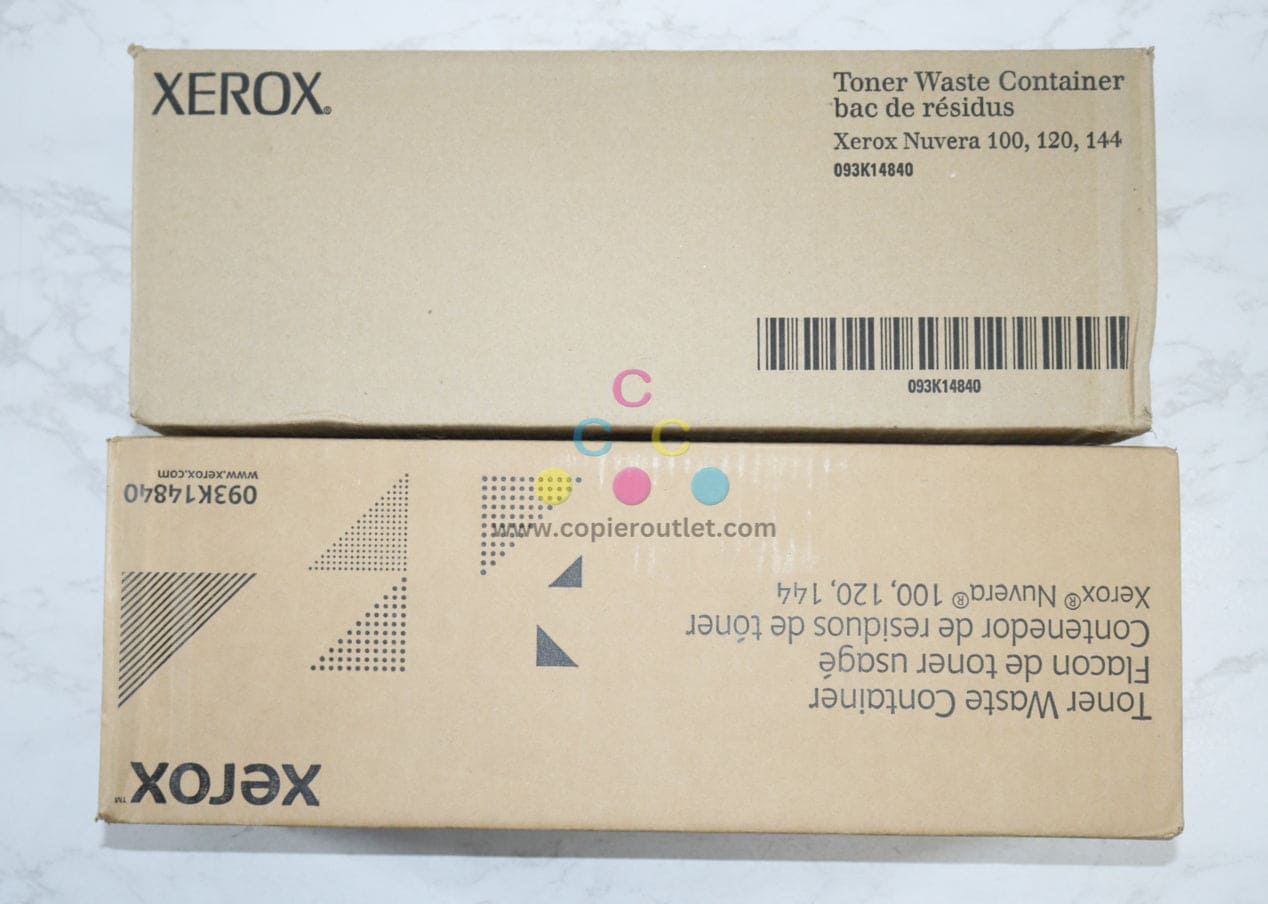 2 New OEM Xerox Nuvera 100,120,144 Waste Toner Container 093K14940 Same Day Ship