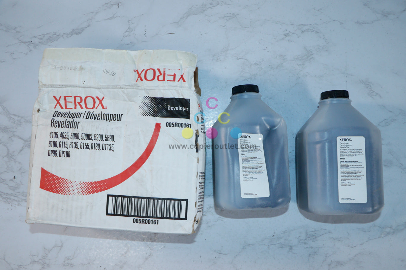 Open OEM Xerox Docuprint 4135, 4635, 5090, 5390 Black Developer 005R00161 (5R161)