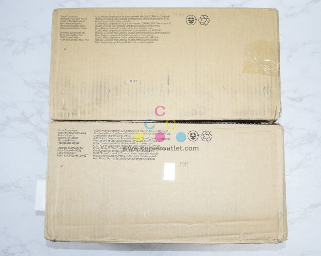 2 Cosmetic OEM Xerox WorkCentre 265,C165,C175 Black Toner Cartridges 006R01146