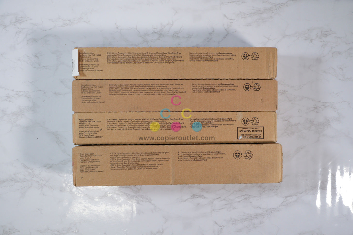 Xerox WC 7120 7125 7220 7225 7220i  CMYK Toner Set 006R01457,58,59,60