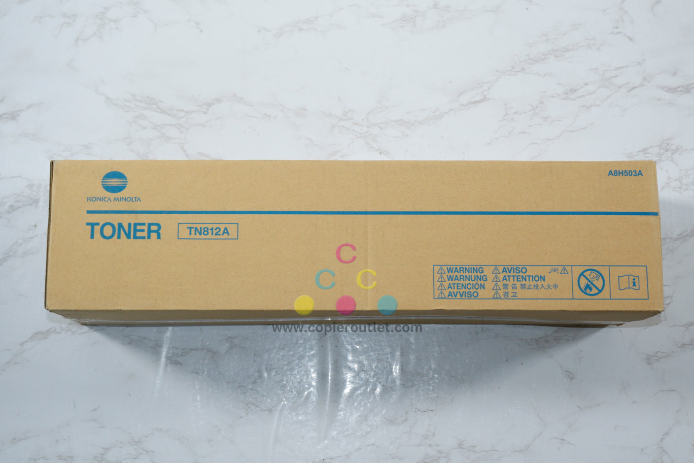 New Genuine Konica Minolta Bizhub 808 Black Toner TN812A / A8H503A Same Day Ship