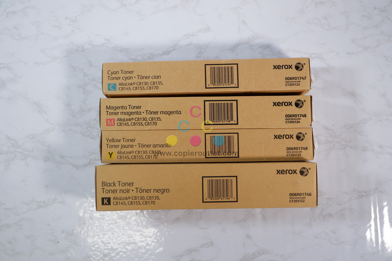 OEM Xerox AltaLink C8130 C8155 CMYK Toner Set 006R01746, 47, 48, 49 Same Day ship