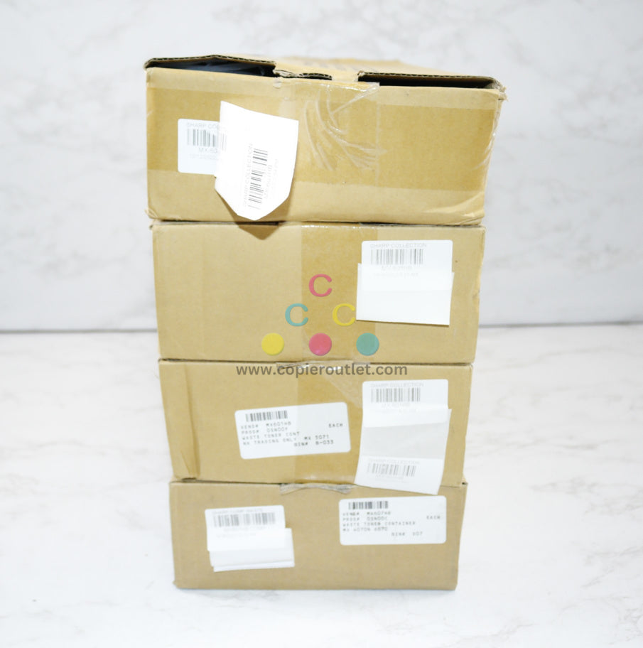 4 Compatible Sharp MX-2651,MX-3051, MX-3071 Waste Toner Containers MX-601HB