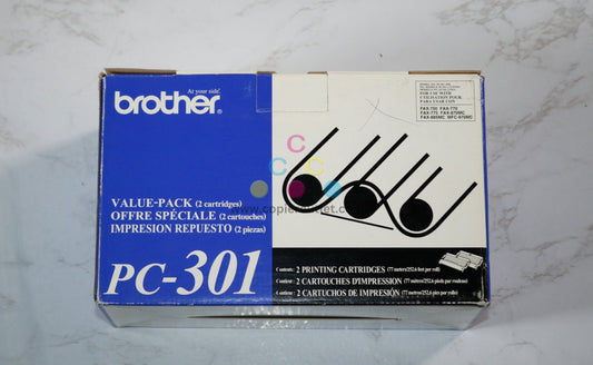 OEM Brother IntelliFax-775SI,875MC,MFC-970MC Value pack Printing Cartridges PC-301