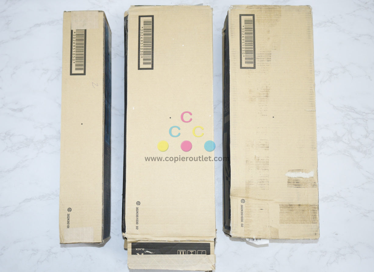 3 OEM Kyocera TASKalfa 6550ci/6551ci/7550ci CKK Toners TK-8707C TK-8707K Same Day Ship