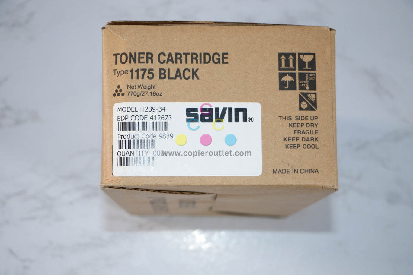 New OEM Ricoh AC104 Black Toner Cartridge Type 1175, 412673, H239-34  Same Day Ship