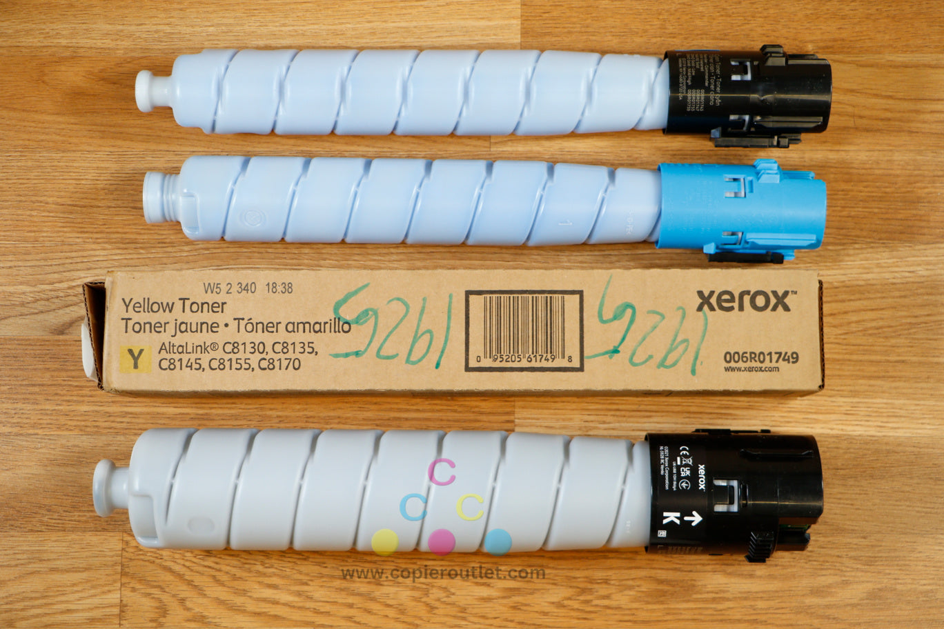 Open Genuine Xerox CCYK Toner Cartridges AltaLink C8130 C8135 C8170 C8145 C8155