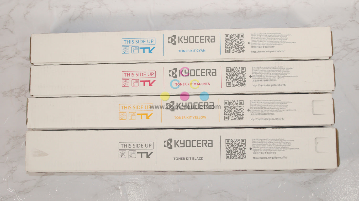 4 New OEM Kyocera TASKalfa 4054ci,5054ci,CS4054ci,CS5054ci TK-8547 CMYK Toners