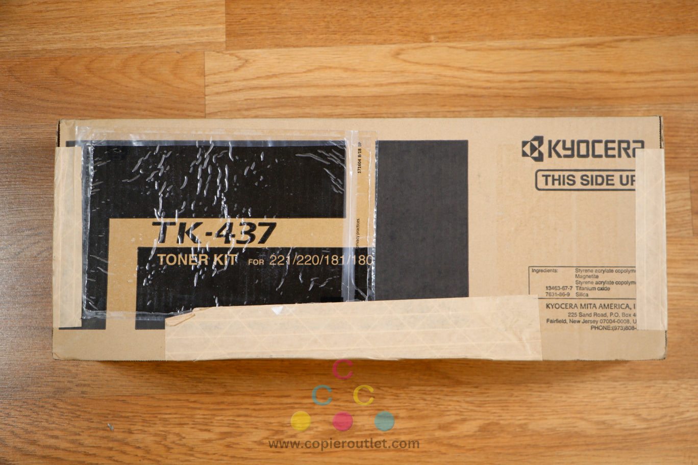 Cosmetic Genuine Kyocera TK-437 Black Toner Kit Kyocera 221 220 181 180 Same Day