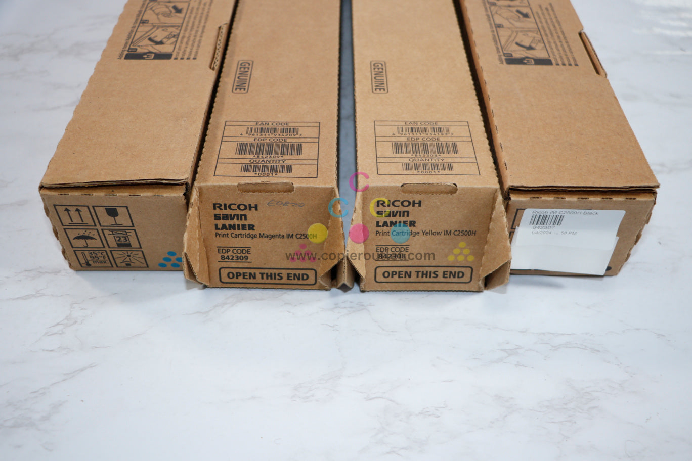 New OEM Ricoh IM C2500H,IM C2000 CMYK Toner Set 842307,842308,842309,842310