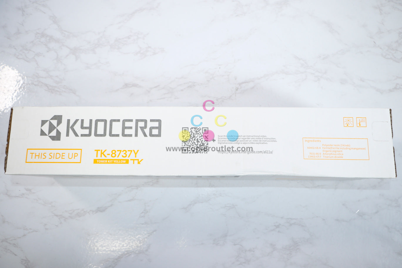 New OEM Kyocera TASKalfa 7052ci,7353ci,8052ci,8353ci Yellow Toner TK-8737Y