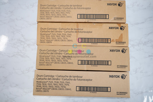 4 New Cosmetic Xerox WorkCentre 7525,7530,7535,7545,7556,7830 Drums 013R00662