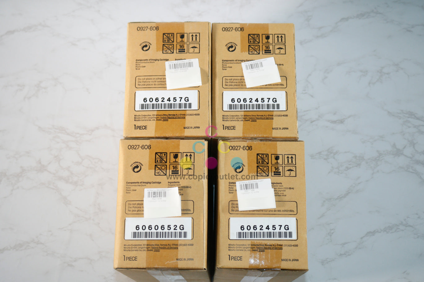 4 New OEM Konica Minoltafax 2300, 3700 Imaging Cartridges 0927-606, 0927606