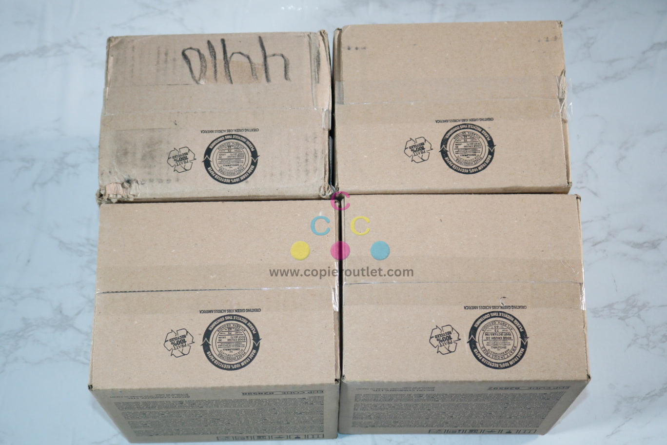 4 New OEM Ricoh Pro C5300s, C5310s CMYK Toners 828597, 828598, 828599, 828600