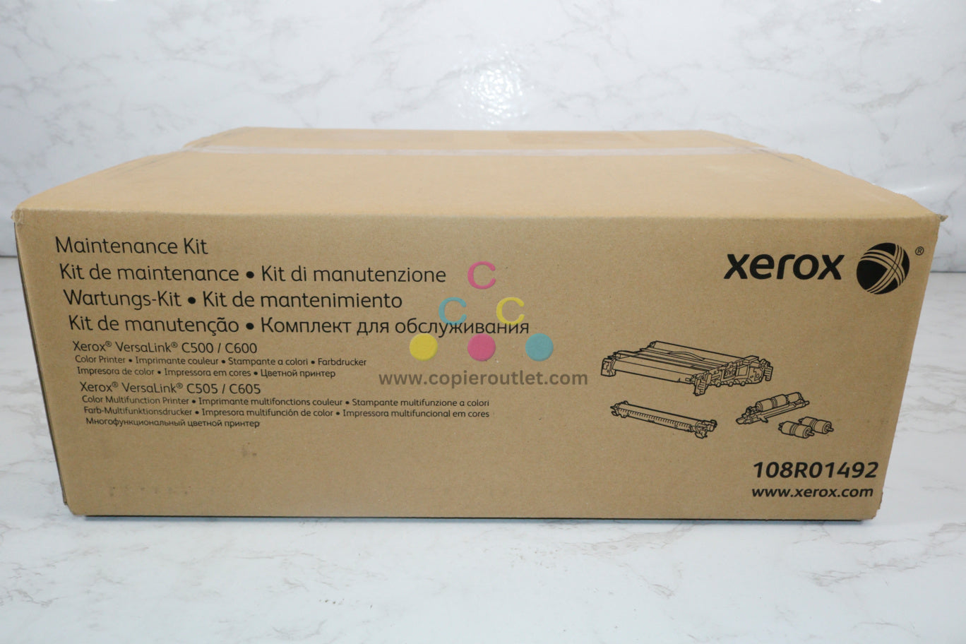 Partially Sealed Genuine Xerox VersaLink C500DN, C505S Maintenance Kit 108R01492